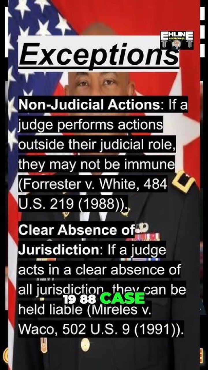 Can a judge be held liable?