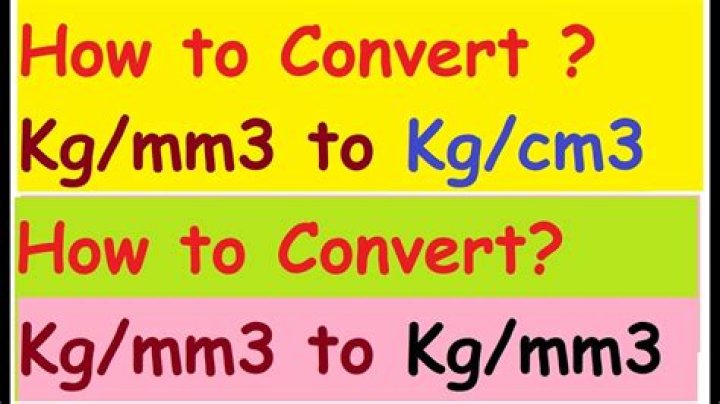 How do you convert m3 to M?
