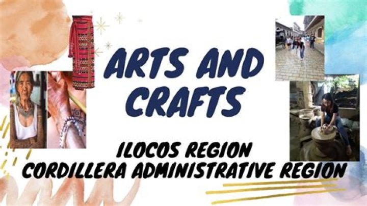 What are folk arts and crafts of Cordillera Administrative Region?