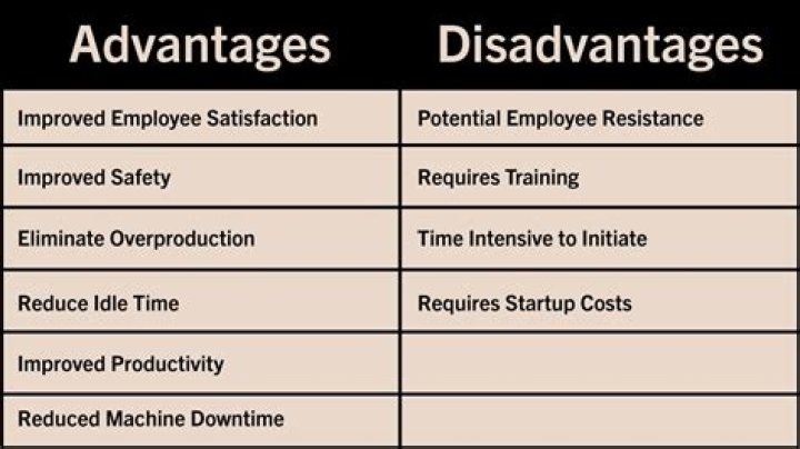What are the advantages and disadvantages of manufacturing processes?