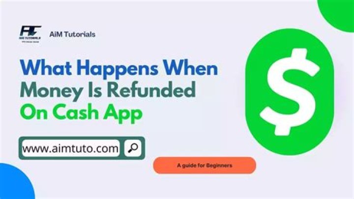 What happens when money is refunded on Cash App?