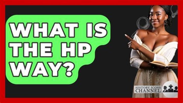 What is unique about the HP Way?