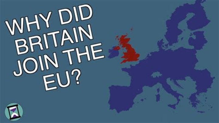 When did the UK join the EU and why?