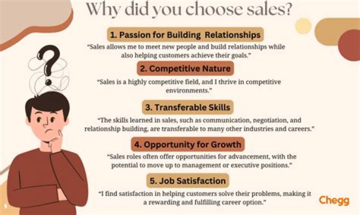Why did you choose sales as a career?