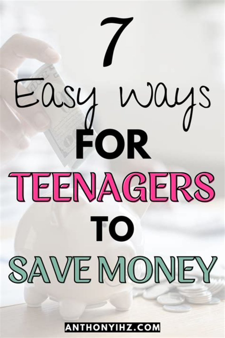 Why is it important to save money as a teenager?